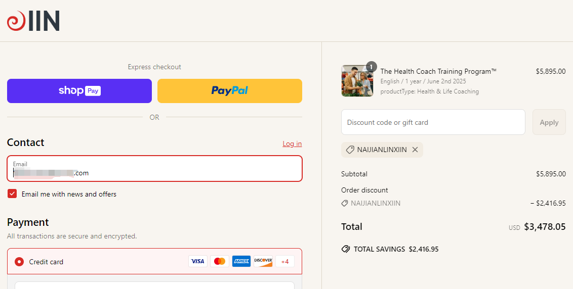 Health Coach Training Program – save 41% with IIN discount code
